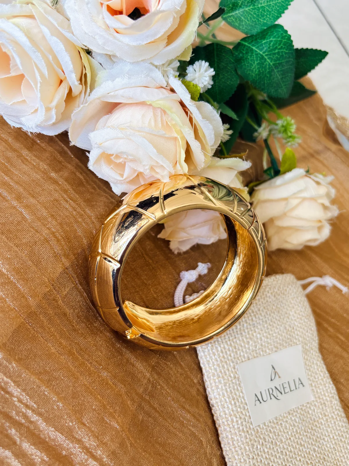 Geometric Gold Bracelet — view 2