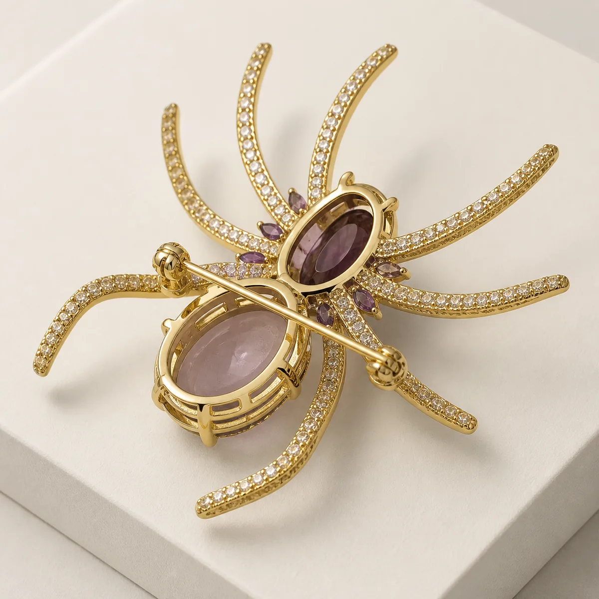 Purple Spider Brooch — view 2
